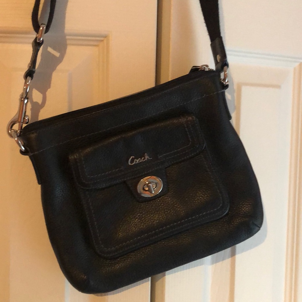 Coach Black Leather Crossbody